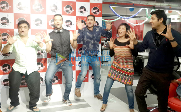 cast of crazy cukkad family promote their film at radio stations in mumbai 3
