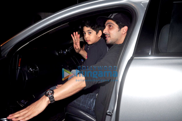 hrithik roshan zayed khan snapped with their kids at pvr post watching pk 6