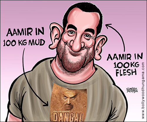 Bollywood Toons: Aamir Khan's Dangal logic - Bollywood Hungama