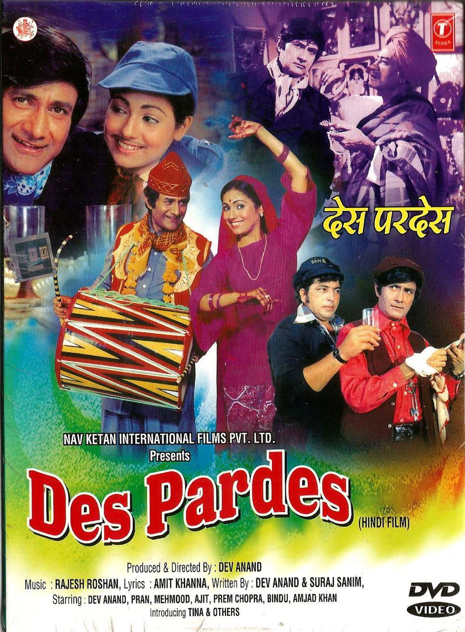 Watch Hindi Movie Des Pardes Online Free Pardes Movie Poster