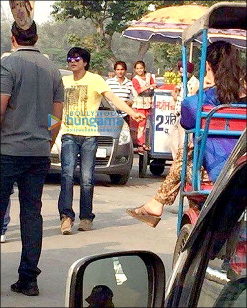 check out shah rukh khan shoots in delhi for fan 4