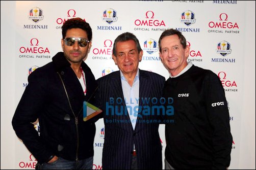 abhishek bachchan attends the ryder cup 3