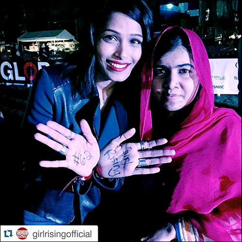 check out arjun kapoor freida pinto campaign for girl rising in us 4