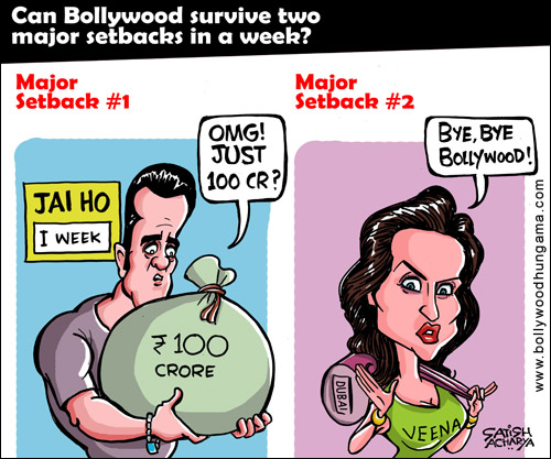 Bollywood Toons: Major setbacks to Bollywood