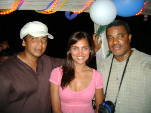on the sets of blue 2