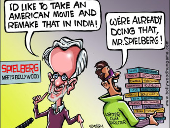 Bollywood Toons: Spielberg- Bollywood – Remakes