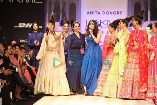 b town stars walk the ramp at lfw aw 2013 day 1 5