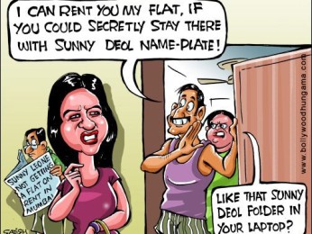 Bollywood Toons: Secret residence for Sunny