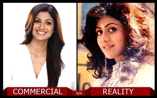 celebrity hair in commercials vs in reality 4