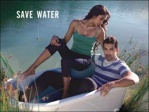 john abraham and jiah khan feature in the latest campaign of wrangler jeans 3
