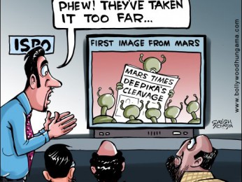 Bollywood Toons: Deepika’s cleavage