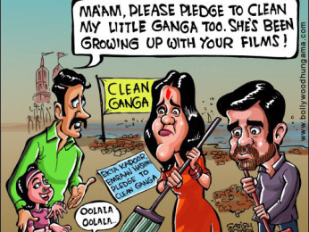 Bollywood Toons: Ekta’s pledge to clean Ganga Bollywood Toons: Ekta’s pledge to clean Ganga
