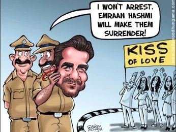 Bollywood Toons: Emraan Hashmi’s Kiss of Love Bollywood Toons: Emraan Hashmi’s Kiss of Love