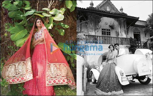 check out esha gupta features in harpers bazaar bride 5