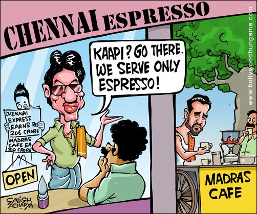 Bollywood Toons: Chennai Expresso