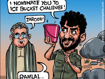 Bollywood Toons: Gabbar’s ice-bucket challenge to Thakur