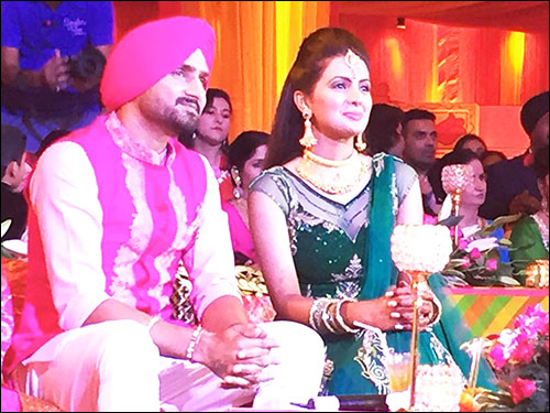 mehndi function of harbhajan singh and geeta basra 2