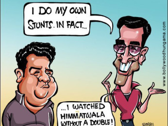 Bollywood Toons: Akshay is real Himmatwala Bollywood Toons: Akshay is real Himmatwala