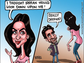 Bollywood Toons: Irrfan looks up to Deepika