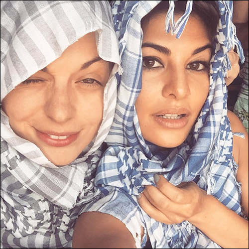 check out jacqueline fernandez shares some special moments from the sets of dishoom 2