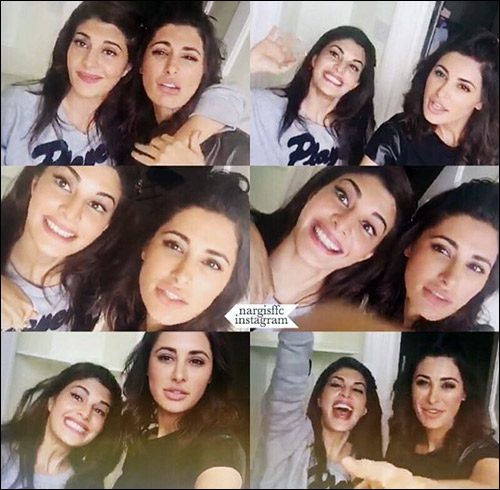 check out nargis fakhri jacqueline fernandez lisa haydon in london for housefull 3 3