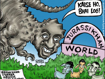 Bollywood Toons: ‘Jurassic’ Irrfan beats the Khans