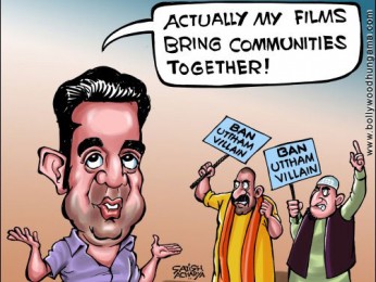 Bollywood Toons: Kamal Haasan’s Uttham Villain in controversy