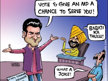 Bollywood Toons: Kapil Sharma to promote voting