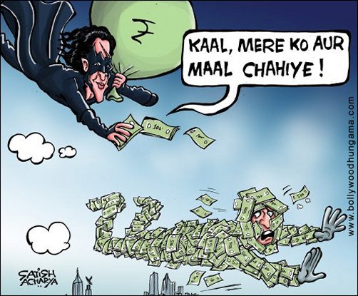 Bollywood Toons: Krrish mints money from Kaal