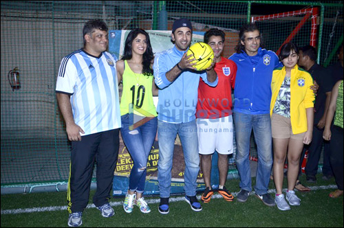 check out ranbir plays football with cousin armaan 2