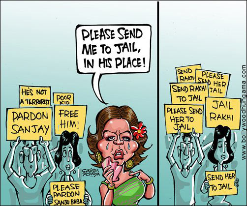 Bollywood Toons: Send Rakhi to jail