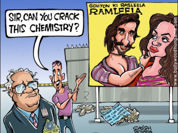 Bollywood Toons: Ram-Leela ki chemistry Bollywood Toons: Ram-Leela ki chemistry