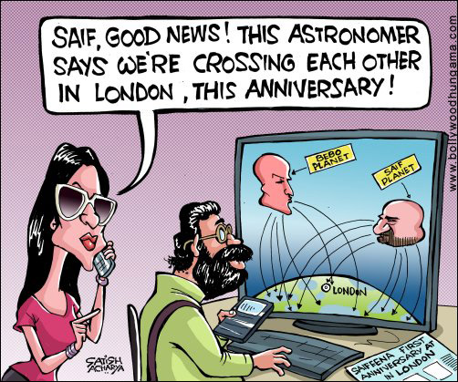 Bollywood Toons: Saifeena’s anniversary