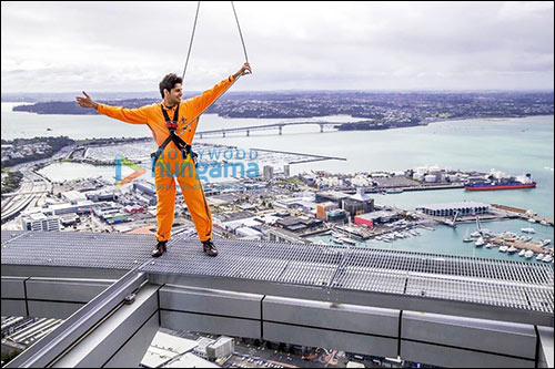 check out sidharth malhotra walks across sky tower in new zealand 3