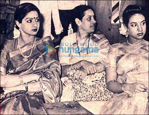check out sridevi during her younger days with mother and sister 4