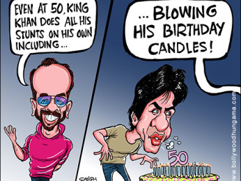 Bollywood Toons: Shah Rukh Khan turns 50!