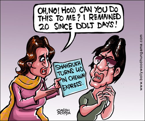 Bollywood Toons: SRK turns 40