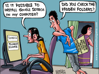 Bollywood Toons: Sunny Leone beats Modi