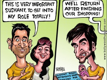 Bollywood Toons: Sushant preparing for Dhoni biopic
