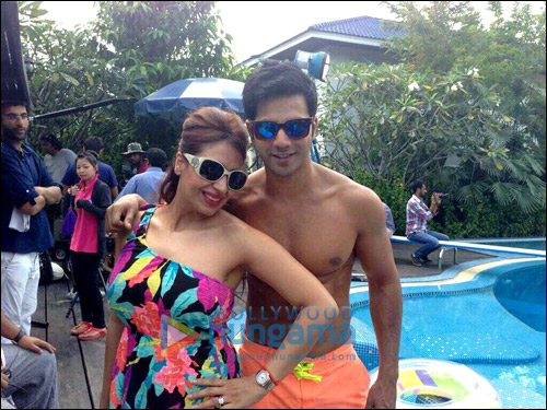 check out varun ileana on sets of main tera hero 2