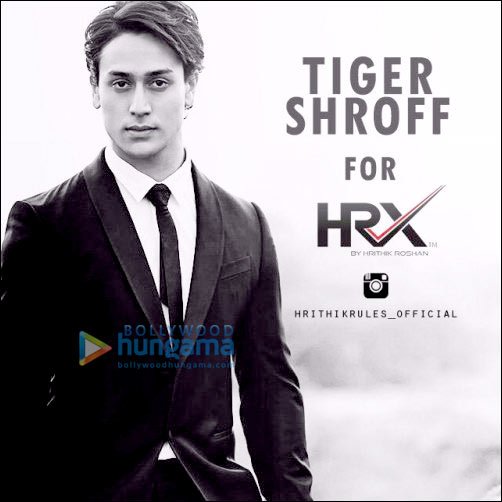 check out tiger shroff becomes the face of hrithik roshans brand hrx 4