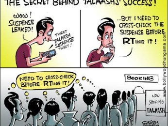 Bollywood Toons: Retweeting Talaash suspense
