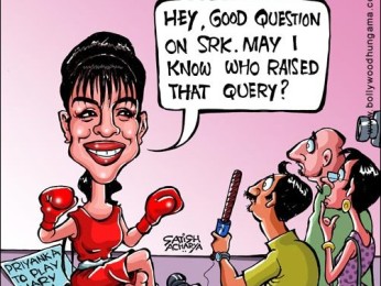 Bollywood Toons: PC wears boxing gloves