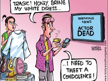 Bollywood Toons: Bollywood’s tweet mourning