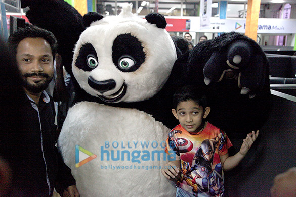 po the panda from kung fu panda 3 visits the hungama office 7