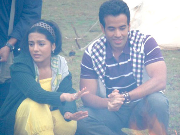 on the sets of love u mr kalakaar