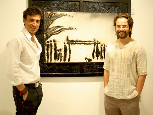 kunal rahul nausheen mona and satya at simran ks lambas art event 3