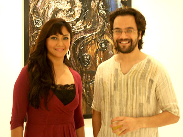 kunal rahul nausheen mona and satya at simran ks lambas art event 4