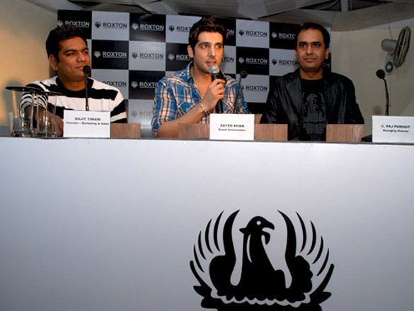 zayed khan at the press conference of roxton menswear 3