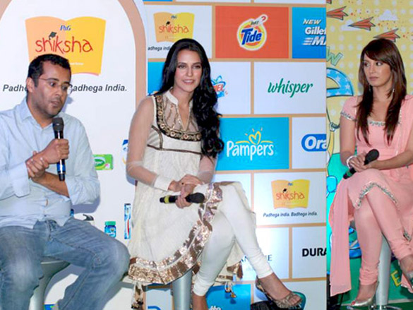 neha dhupia and minissha lamba at pg shiksha event closure 5